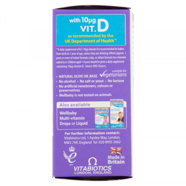 Wellbaby Vitamin D Drops 30ml