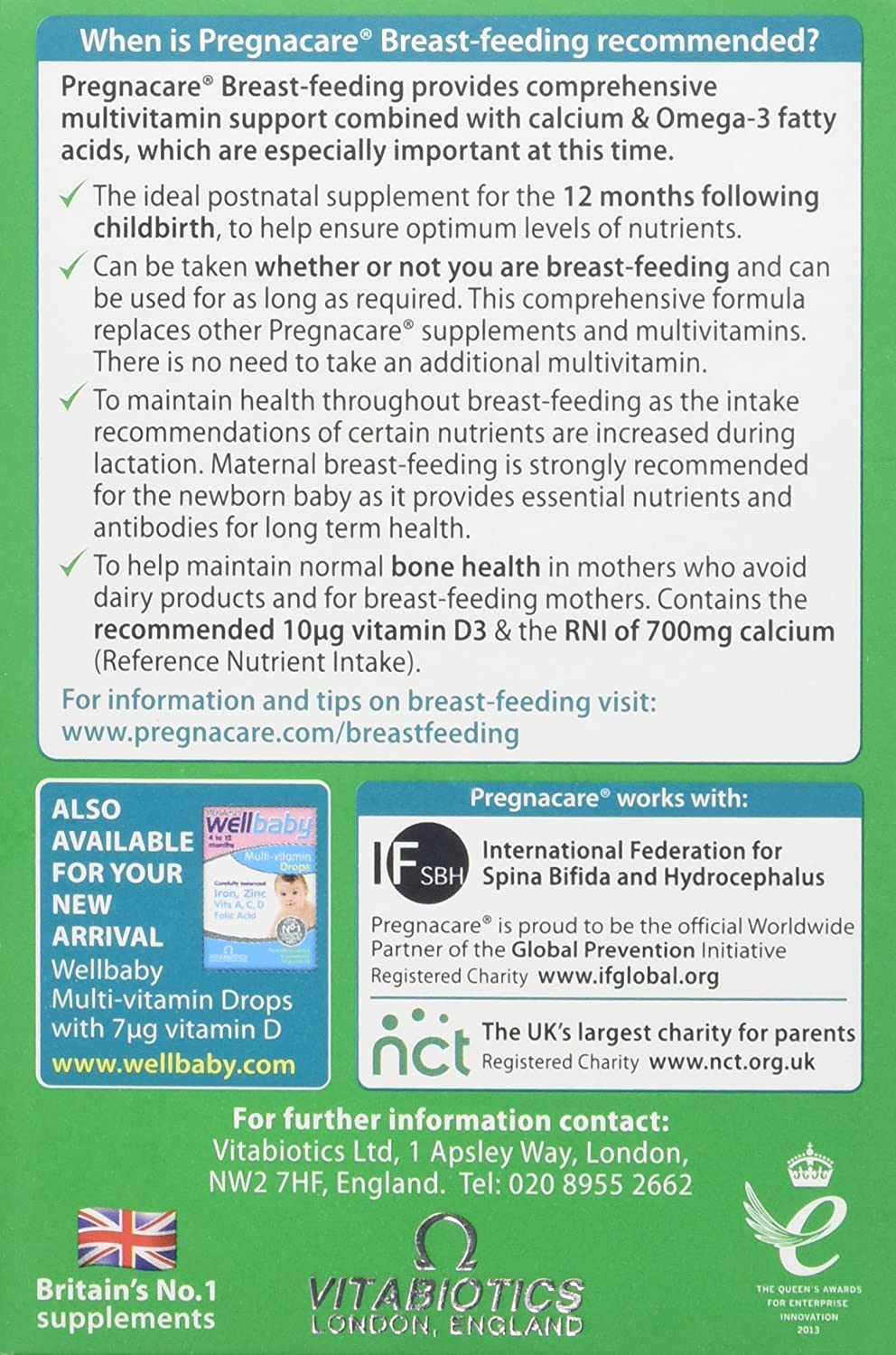 Pregnacare Breast-feeding 84 Tablets
